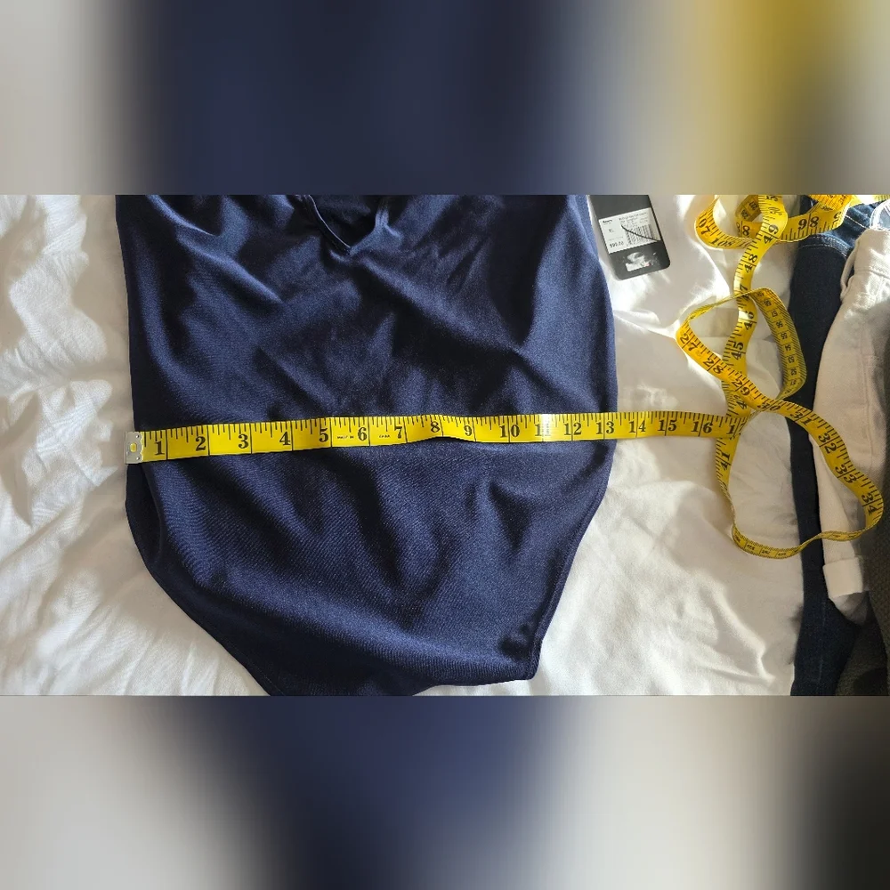 Kardashian Kollection Navy One Piece Swimsuit - Picture 10 of 10